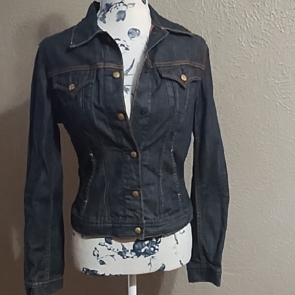 Lucky Brand Dark Denim Jean Jacket